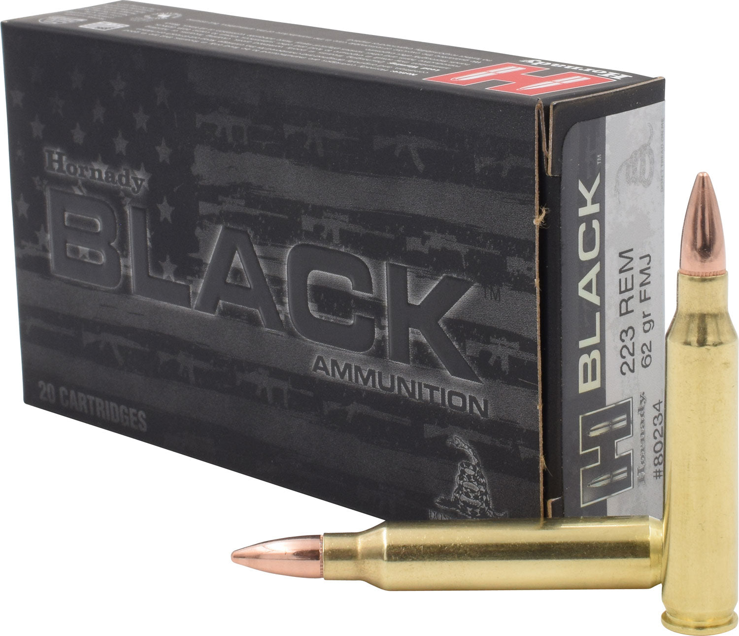 HORN 80234  BLACK       223      62 FMJ      20/10