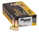 SIG E9MMB2-50      ELITE BALL  9MM  124 FMJ  50/20