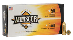ARMS FAC94  USA         9MM    124 FMJ       50/20