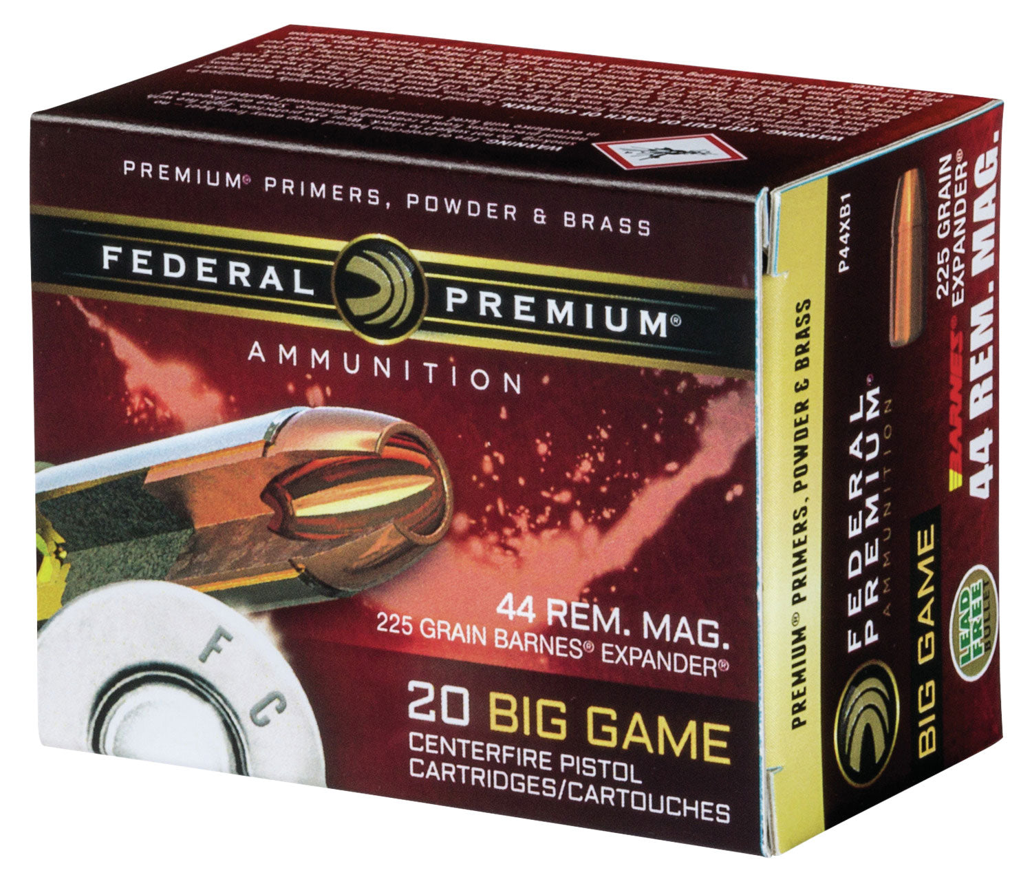 FED P44XB1         44MG    225 BRXVT         20/10