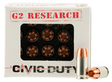 G2R        380 ACP   CIVIC DUTY              20/25