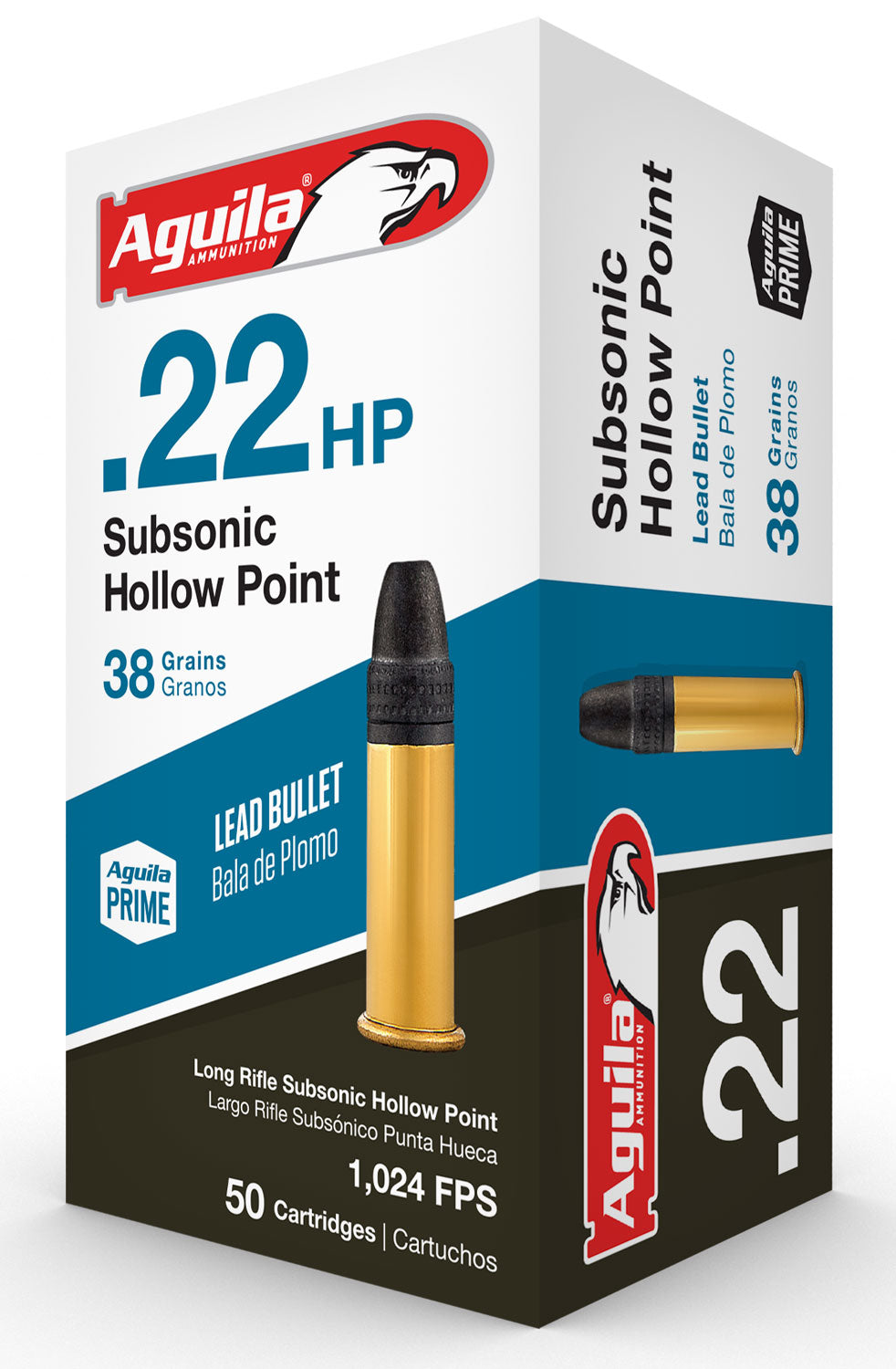 AGUILA 1B220268      22LR SB HP 38GR         50/20