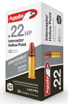 AGUILA 1B220321      22INTER HP 40GR         50/20