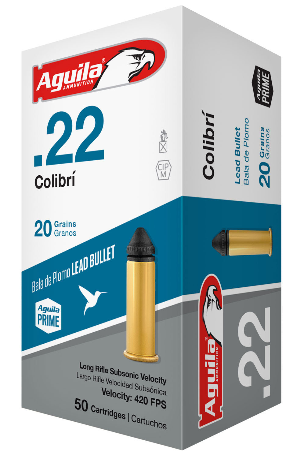 AGUILA 1B220337      22 COLIBRI 20GR         50/20