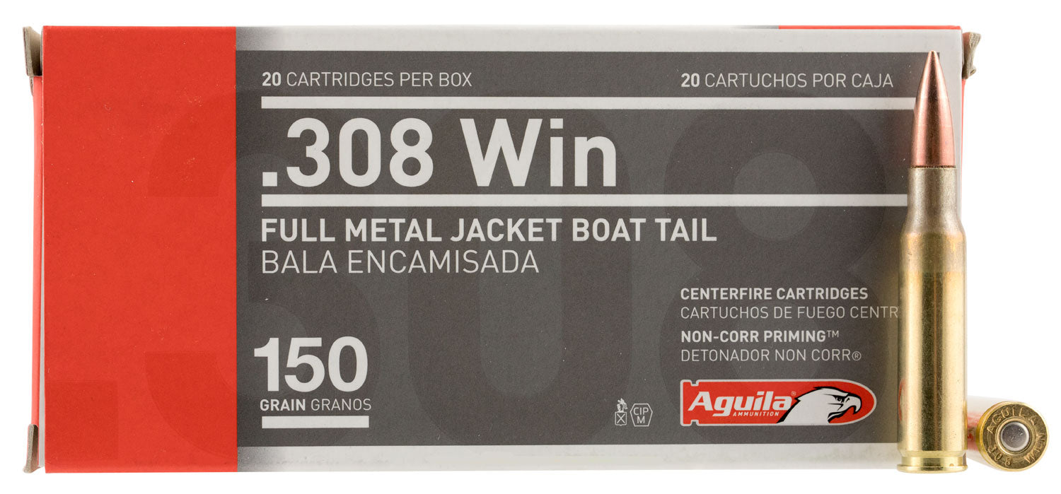 AGUILA 1E308110      308WIN    150FMJBT      20/25