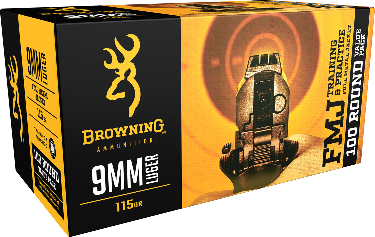 BRNA B191800094    9MM    115 FMJ VALUE PK  100/05