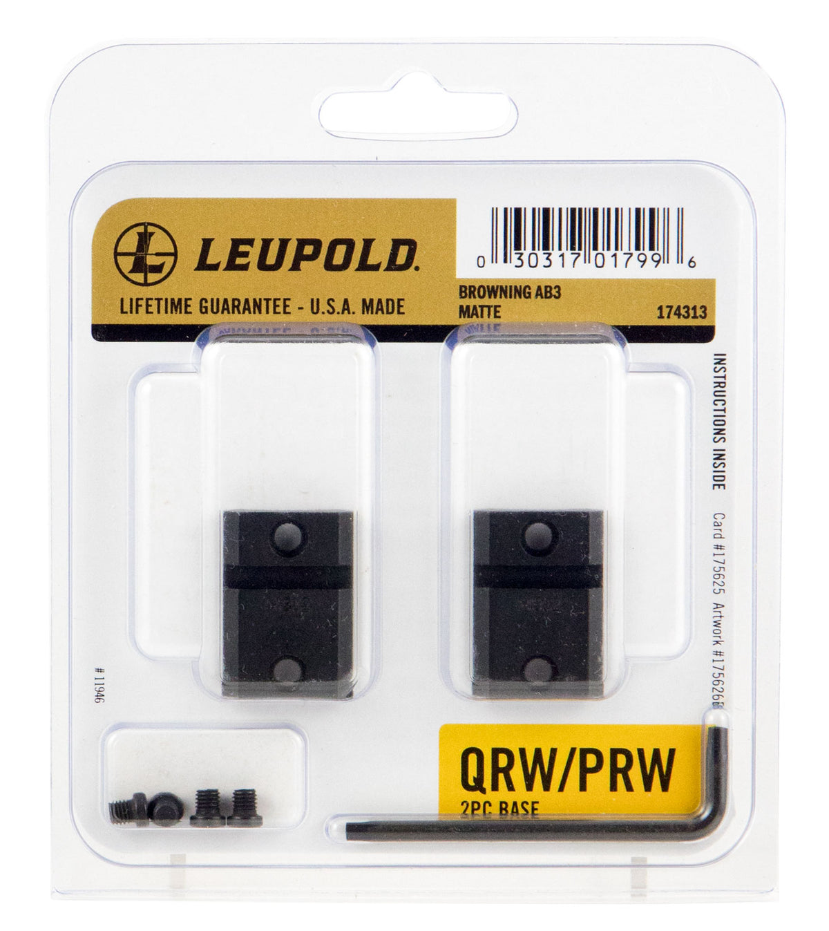 LEU 174313 QRW 2-PC BASE BRN AB3      MT