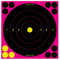BIR 34808          SHOOT-N-C 8"  BULLSEYE PINK 6PK