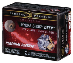 FED P9HSD1         9MM     135 HSHK HP       20/10