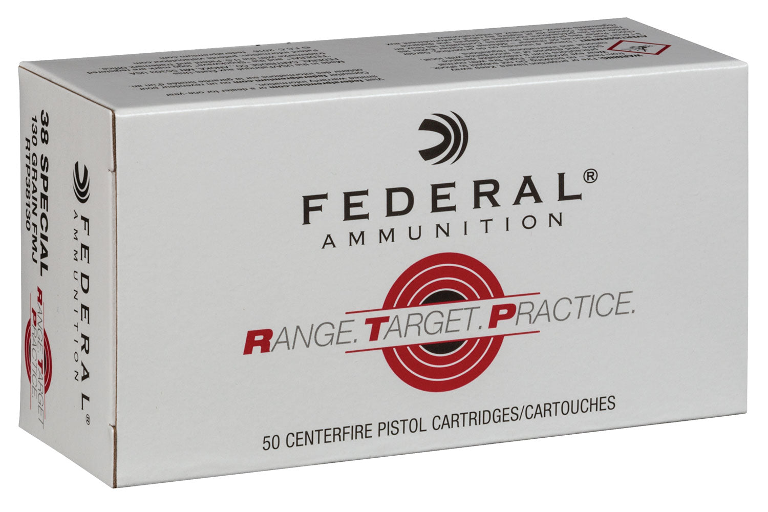 FED RTP38130     38SP      130 FMJ  RNGTRT   50/20