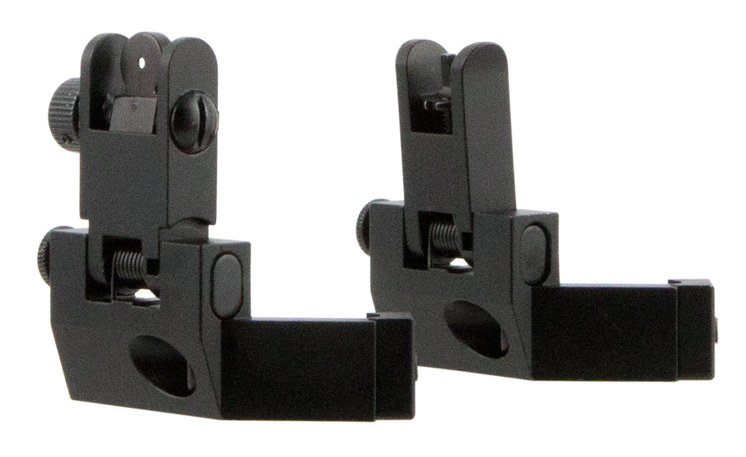 TACFIRE IS003      AR FRT & REAR 45DEG FLIP UP SGT