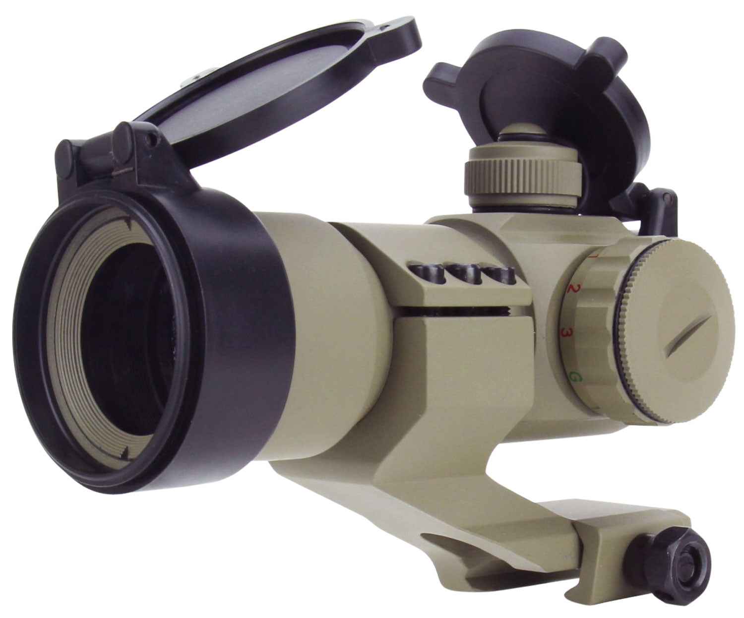TACFIRE RD004-T    1X30 ILL RED/GRN DOT SIGHT TAN