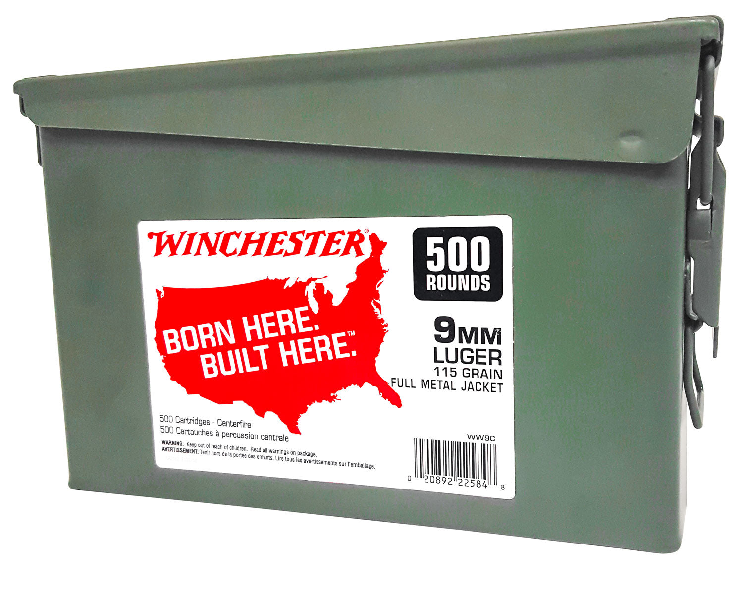 WIN WW9C            9MM     115 FMJ   CAN      500