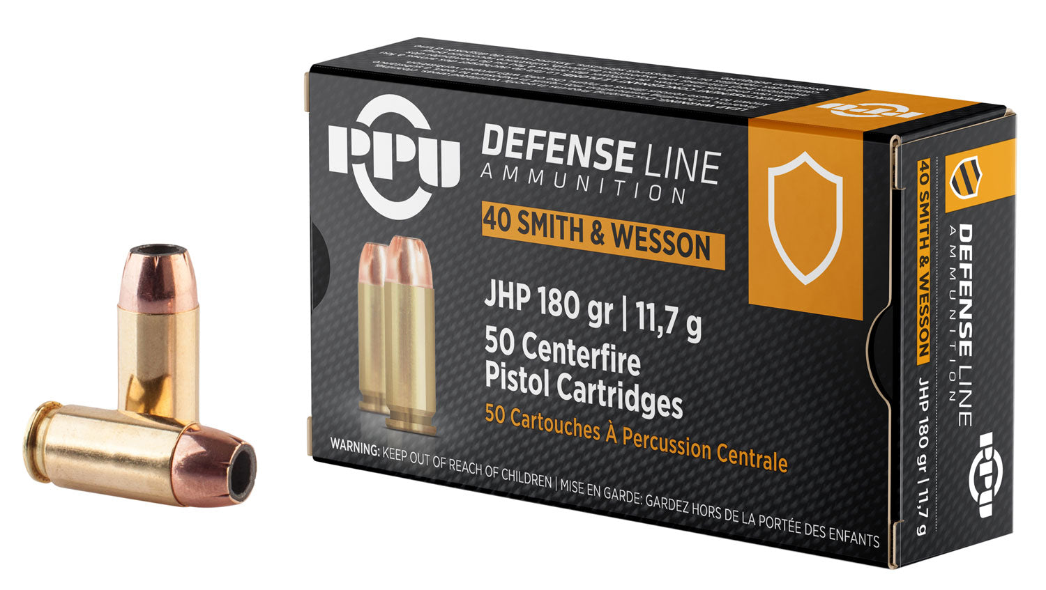 PPU PPD40       40S         180 JHP          50/10