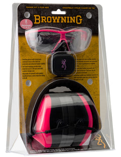 BRN 126373     RNG KIT MUFFS/EARPLUGS/GLASSES PNK