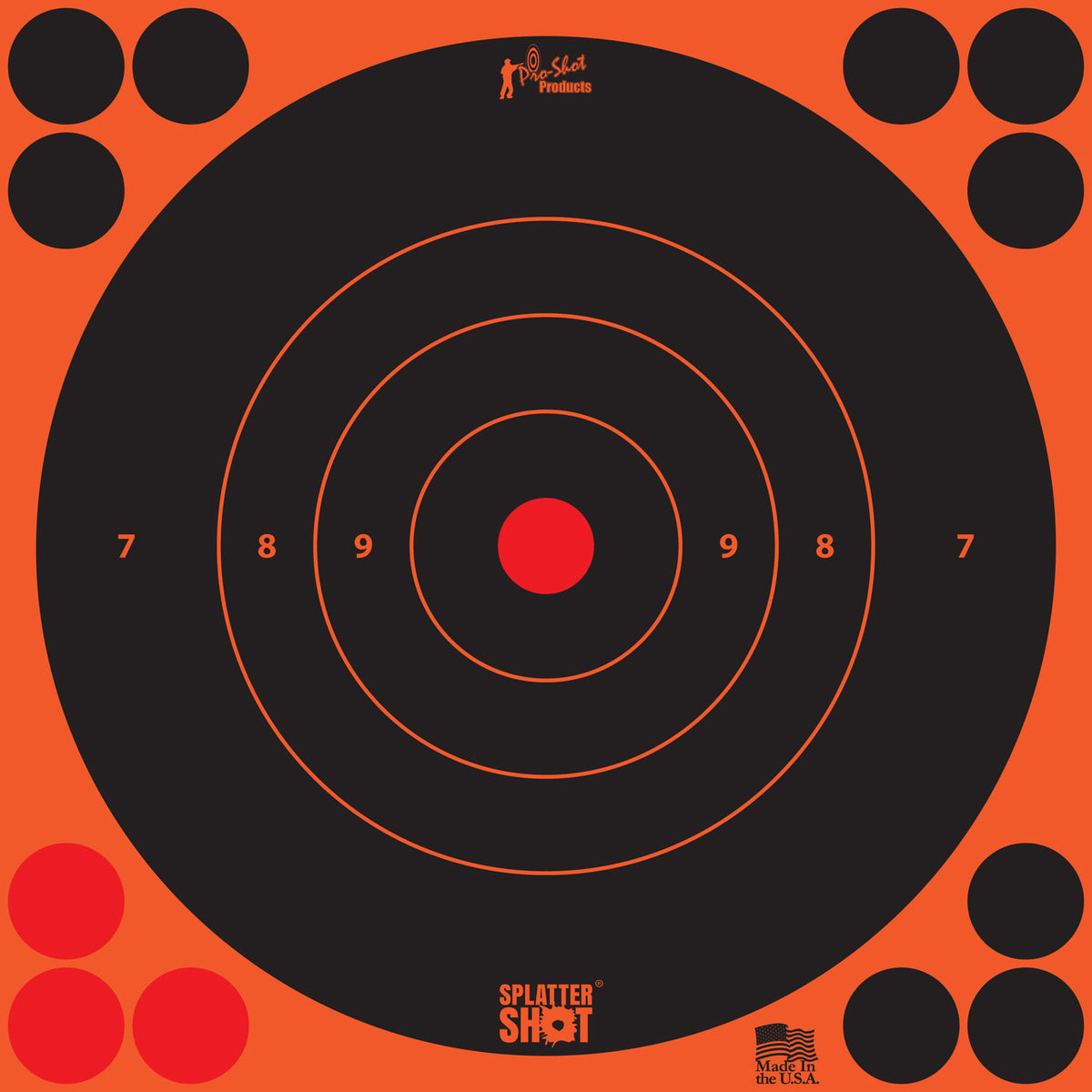 PROSHOT 8B-ORNG-6PK       8