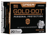 SPEER 23619GD GOLD DOT   9MM   147 HP        20/10