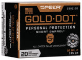 SPEER 23921GD GOLD DOT   38SP+P 135 HP SB   20/10
