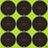 PROSHOT 2B-GREEN-108      2" SPLATTER BULLSEYE TRG