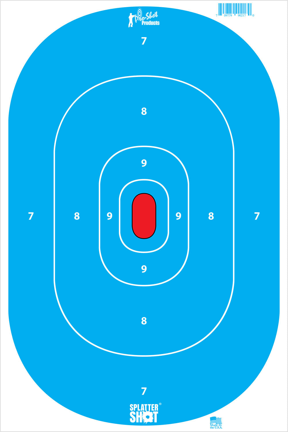 PROSHOT SILH-INTP-BLUE-8PK 12X18 SILHOUTT INSERT