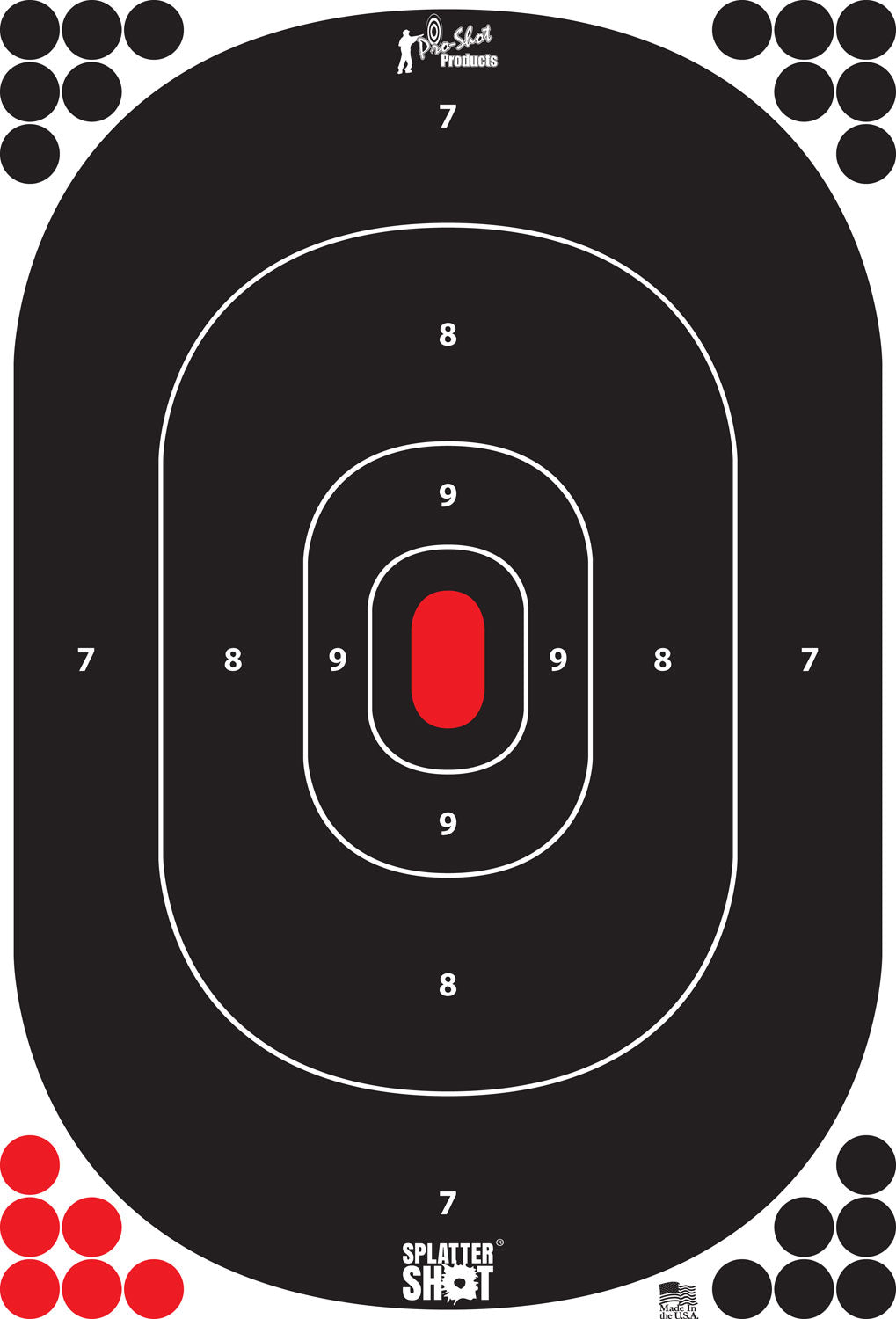 PROSHOT SILH-IN-5PK       12X17 SILHOUETTE TRGT