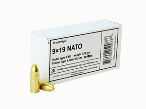 S&B SB9NATO        9MM     124 FMJ NATO      50/20