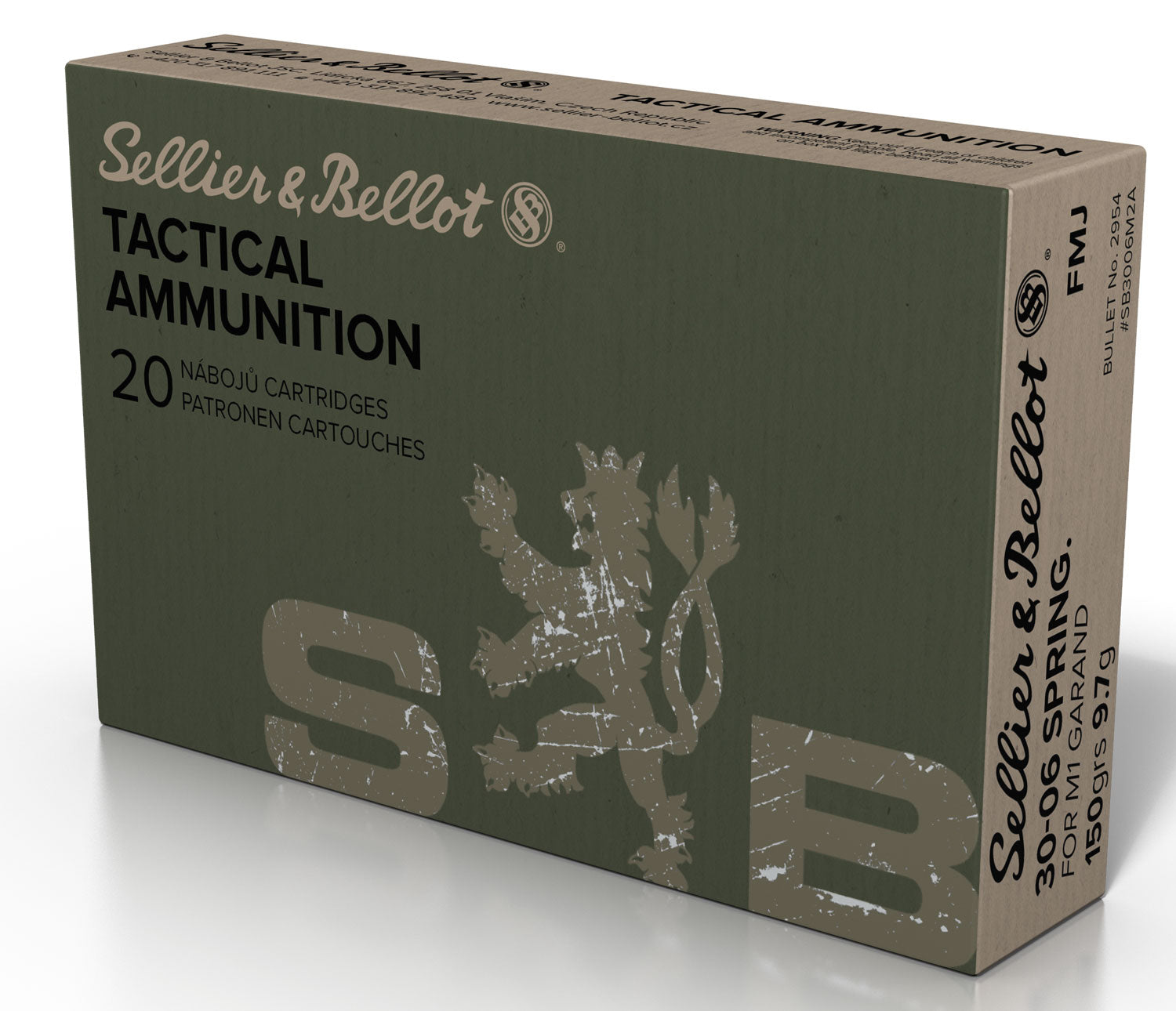 S&B SB3006M2       3006    150 FMJ M1GARAND  20/20