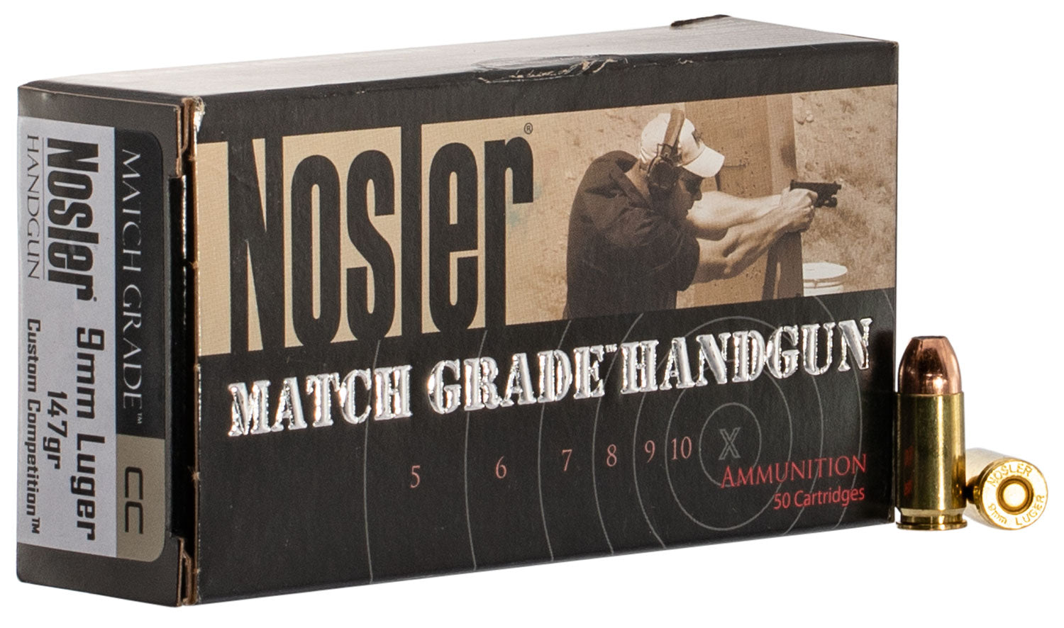 NOS 51325 MATCH HG 9MM    147 JHP            50/10