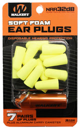 WLKR GWP-PLGCAN-YL     7PK BLUE FOAM PLUG W/CASE