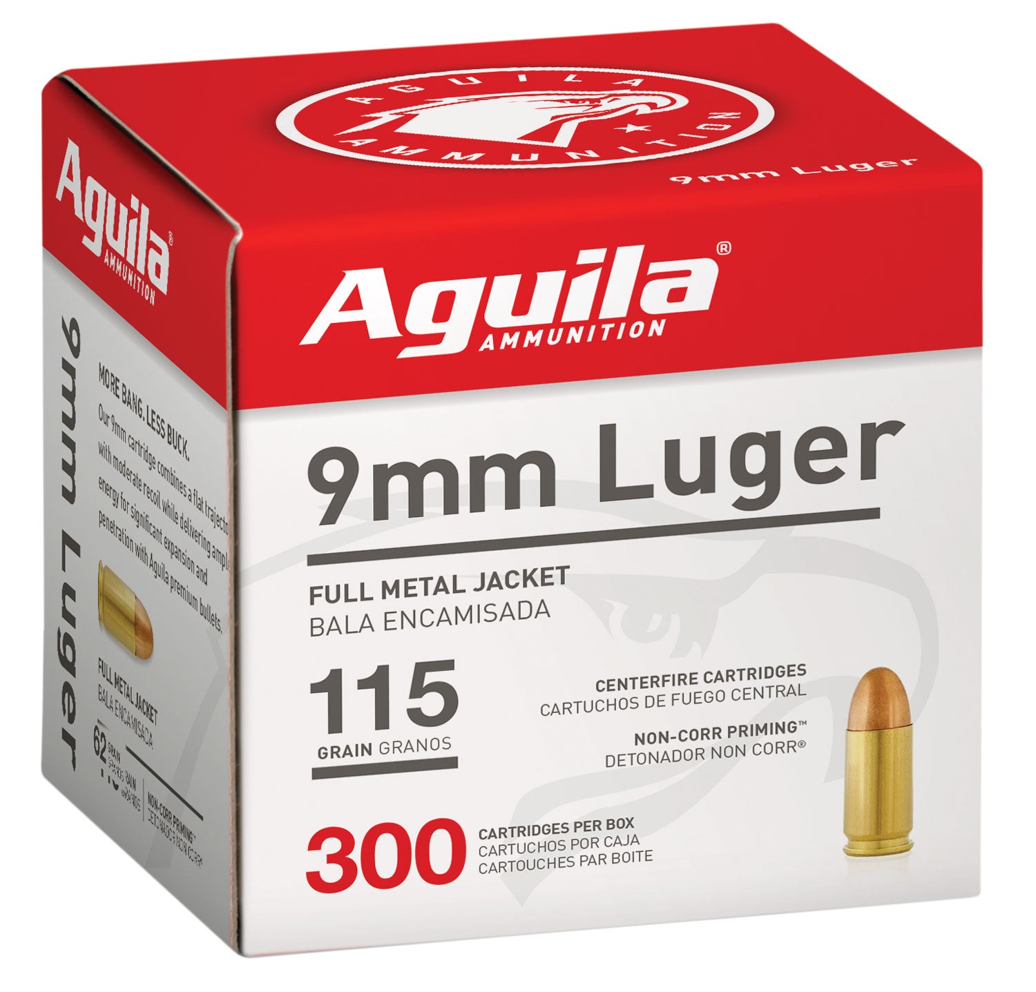 AGUILA 1E097700      9MM       115FMJ        300/4