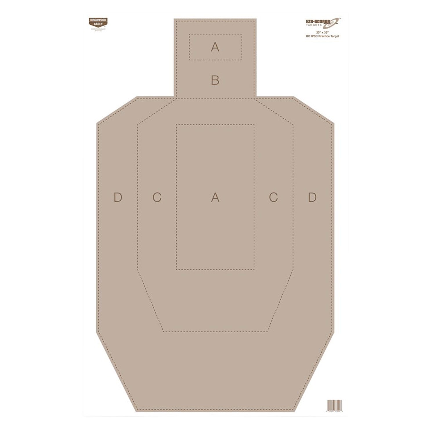 BIR 37029          EZESCORER 23X35 IPSC PRCT   5PK