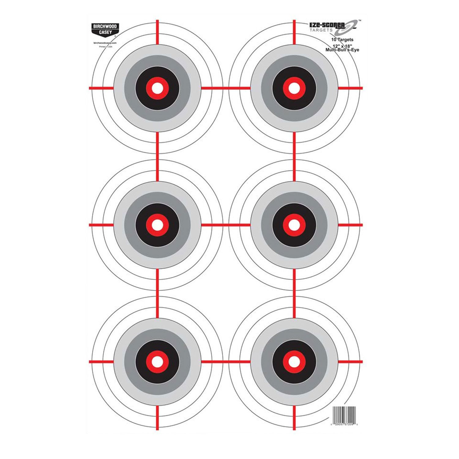 BIR 37209          EZESCORER 12X18 MLT BLLEYE 10PK
