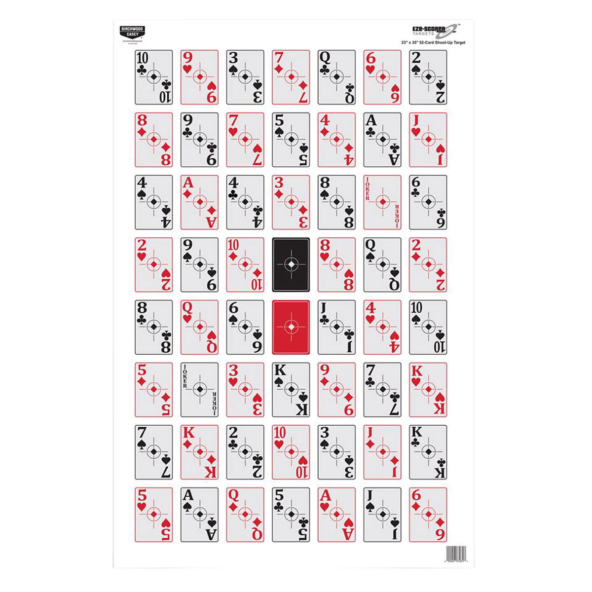 BIR 37026          EZESCORR 23X35 52CARD SHTUP 5PK