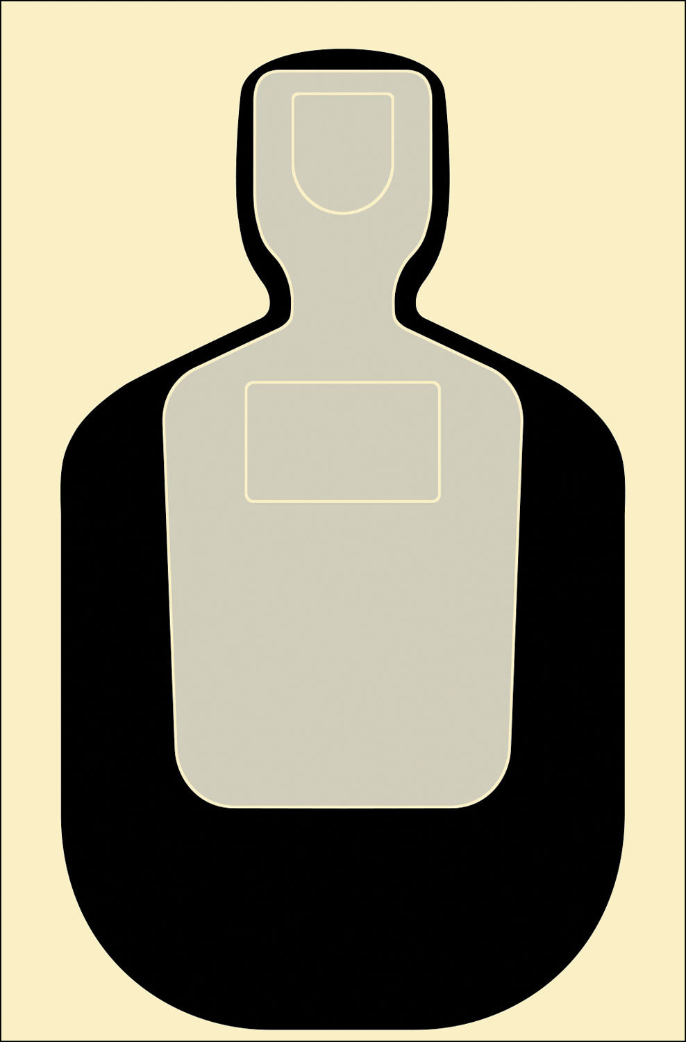 ACTION TQ-19-100      STND SILHTE  TARGET    100BX