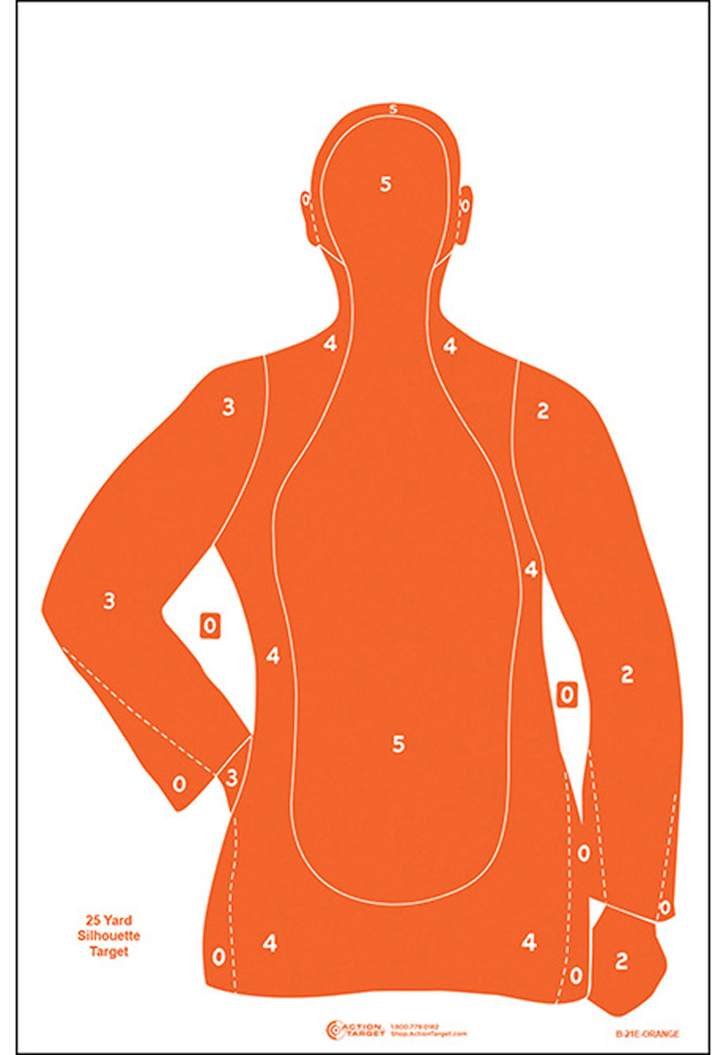 ACTION B21EORANGE100  QUAL SILHTE  TARGET    100BX