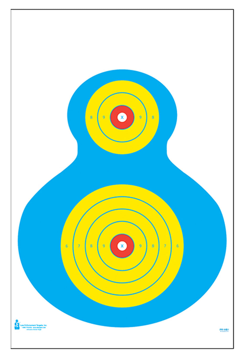 ACTION PRWB1100       VISBL SILHTE TARGET    100BX