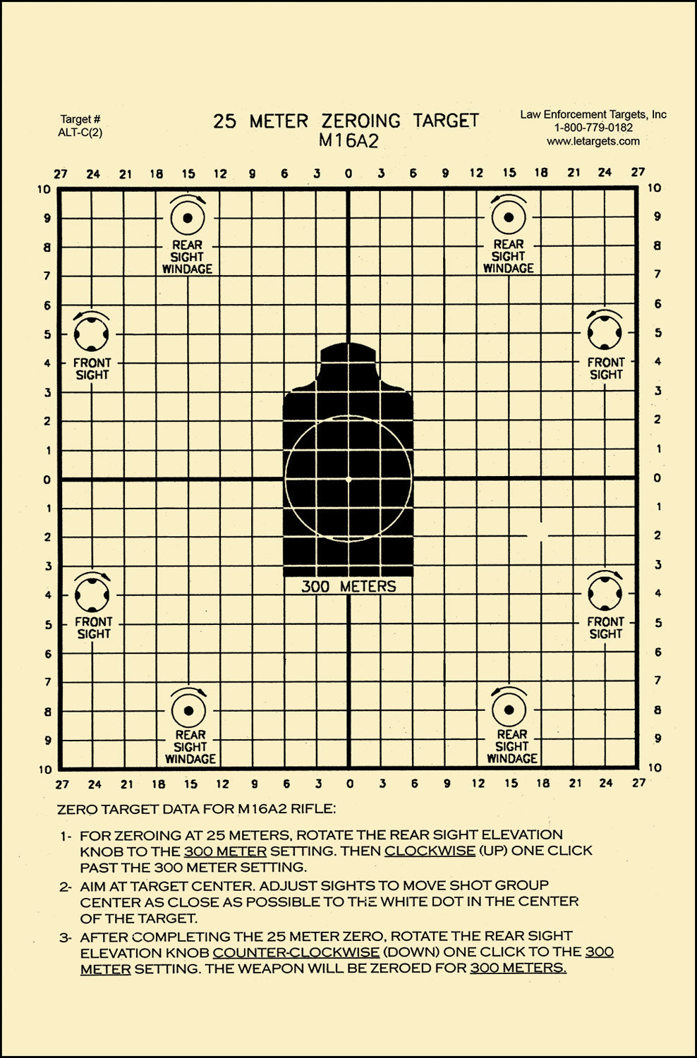 ACTION ALTC(2)100     25 METER DOD M16A2     100BX