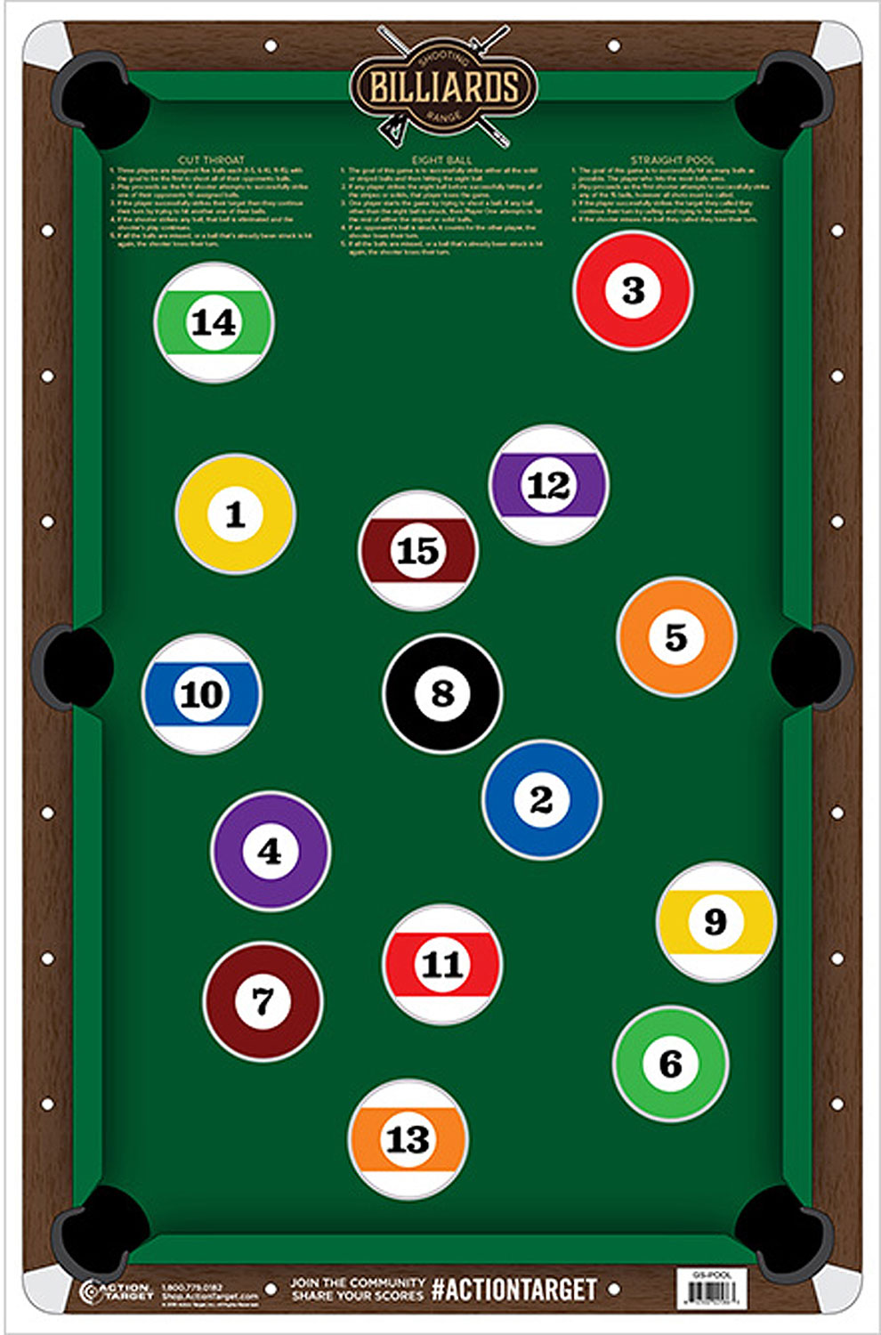 ACTION GSPOOL100      BILLIARDS              100BX
