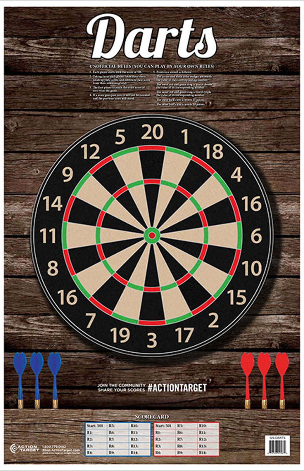 ACTION GSDARTS100     DARTS                  100BX