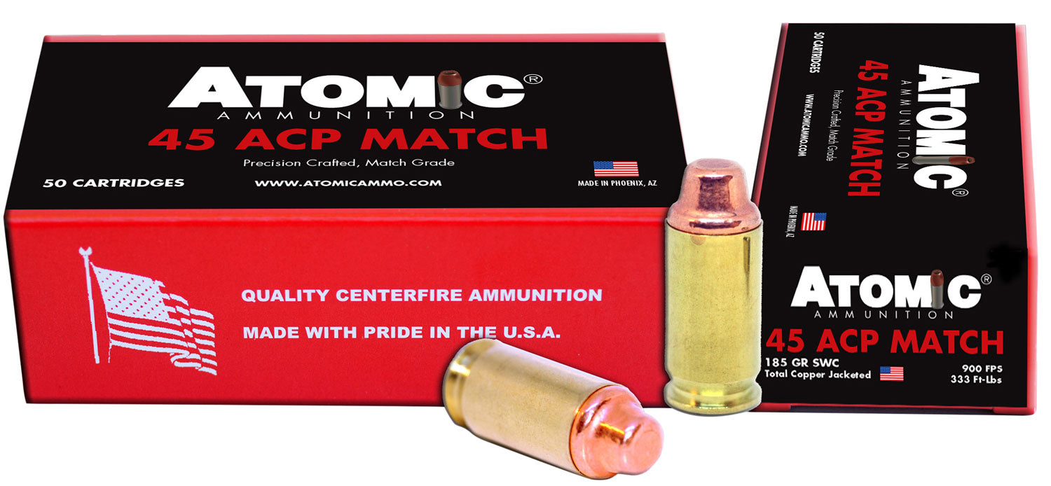 ATOMIC 00448 45ACP MATCH 185 SWC  TCP        50/10