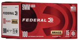 FED WM51991      9MM BRASS 115 FMJ           100/5