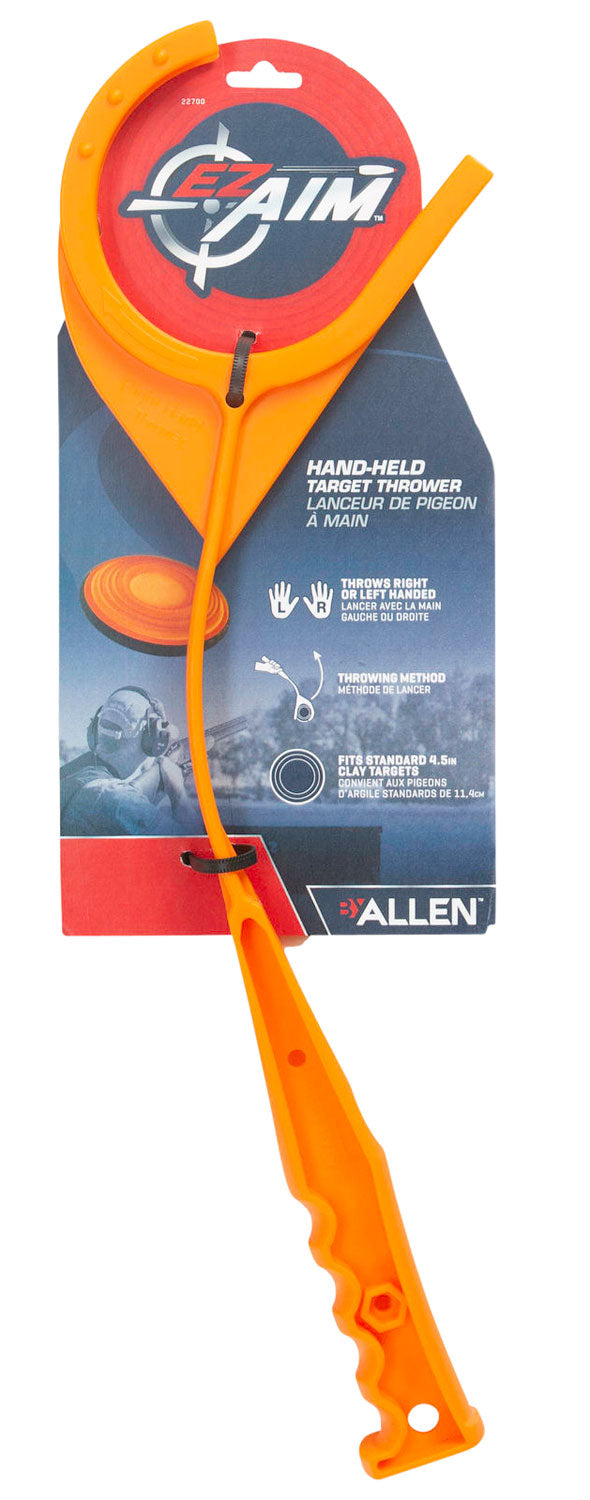 ALLEN 22701  HAND HELD CLAY TARGET  THROWER  ORNG