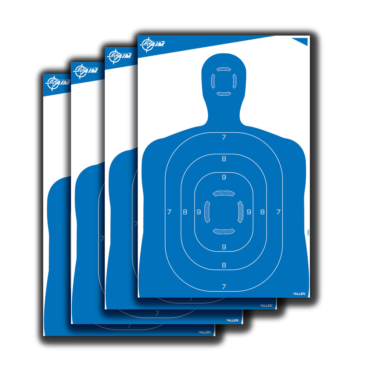 ALLEN 15331  EZAIM PAPER 23X35 SILHOUETTE BLUE 4PK