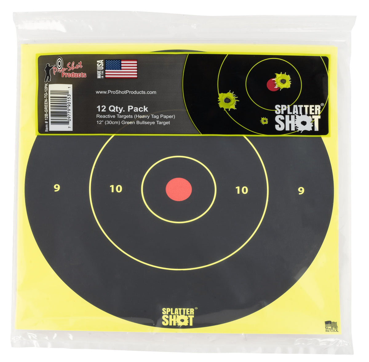 PROSHOT 12B-GREEN-TG12PK 12