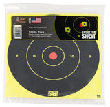 PROSHOT 12B-GREEN-TG12PK 12" SPLATTER BULLSEYE GRN