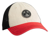 MAGPUL MAG1105-110 WASHED TRUCKER HAT  STN/BLK/RED