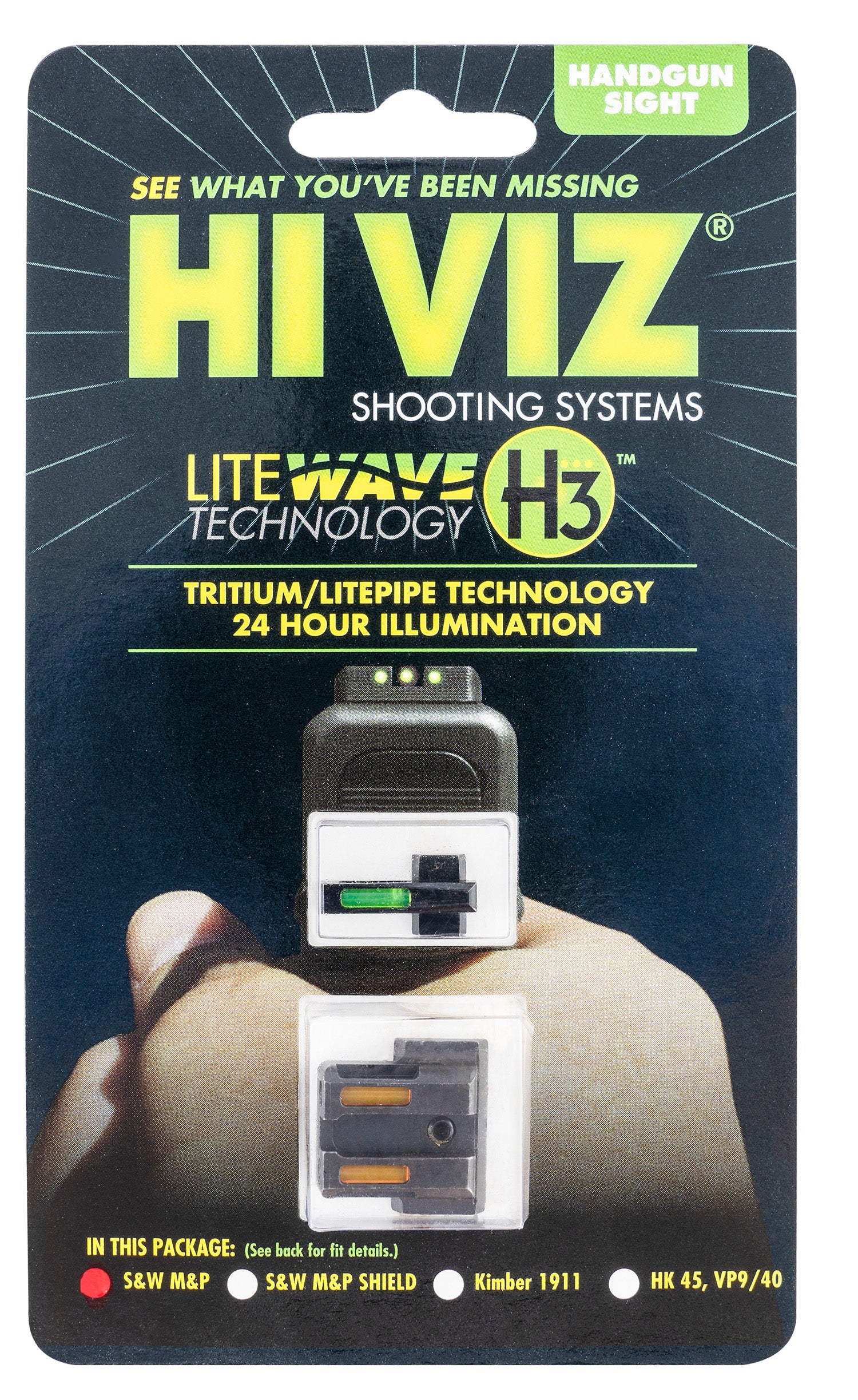 HIVIZ MPN421   L-WAVE H3 TRIT/LITEPIPE SW M&P G/O