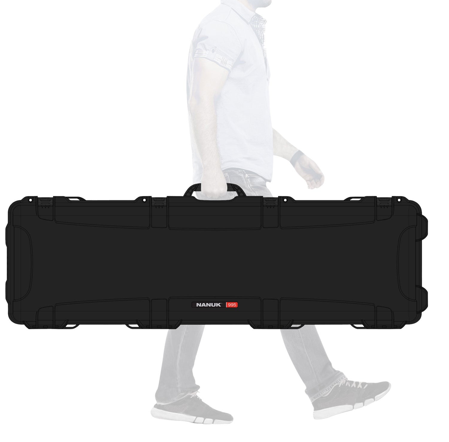 NANUK 9951001    NANUK CASE W/FOAM BLACK