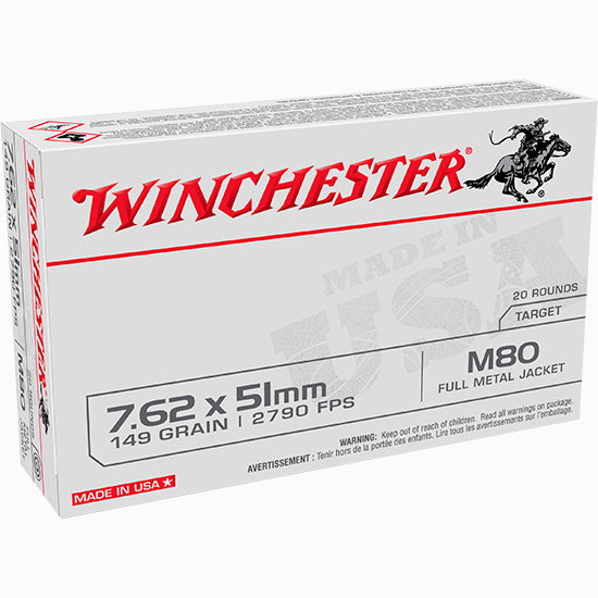 WIN WM80            762X51  149 FMJ LC       20/25