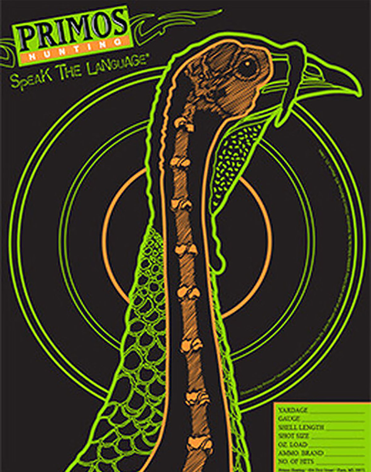 PRIM 6042     TURKEY VISISHOT TARGET